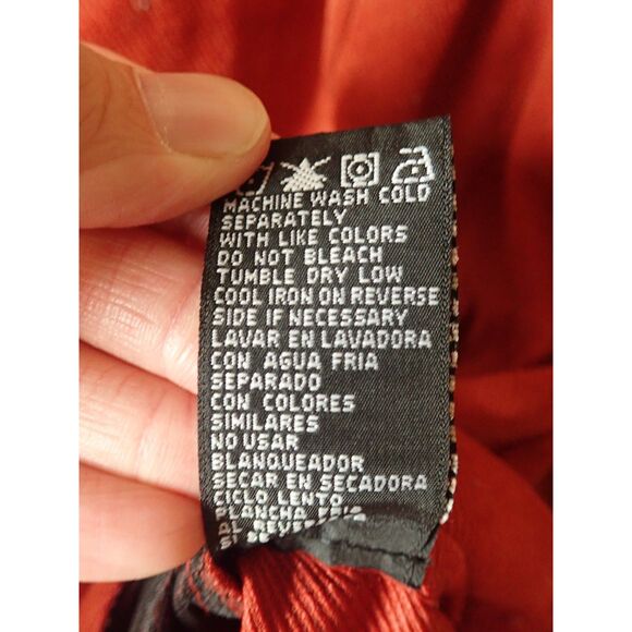 Perceptions New York Blazer Orange Gold Embellishments Size 8 Tweed - Picture 10 of 11